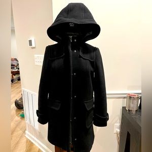 Banana Republic Black Overcoat Women’s size Medium
